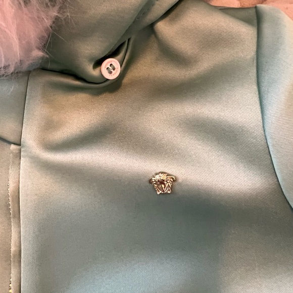 Young Versace girls coat size 4 - Picture 3 of 4